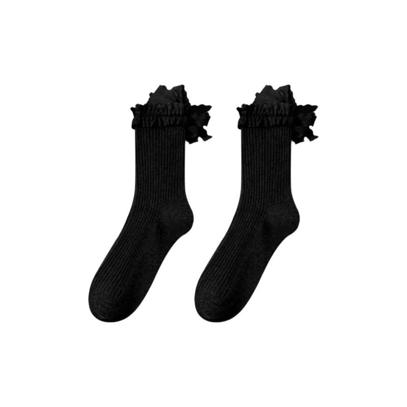 Gentle Welcome Mid Calf Socks Women's Combo Set-6