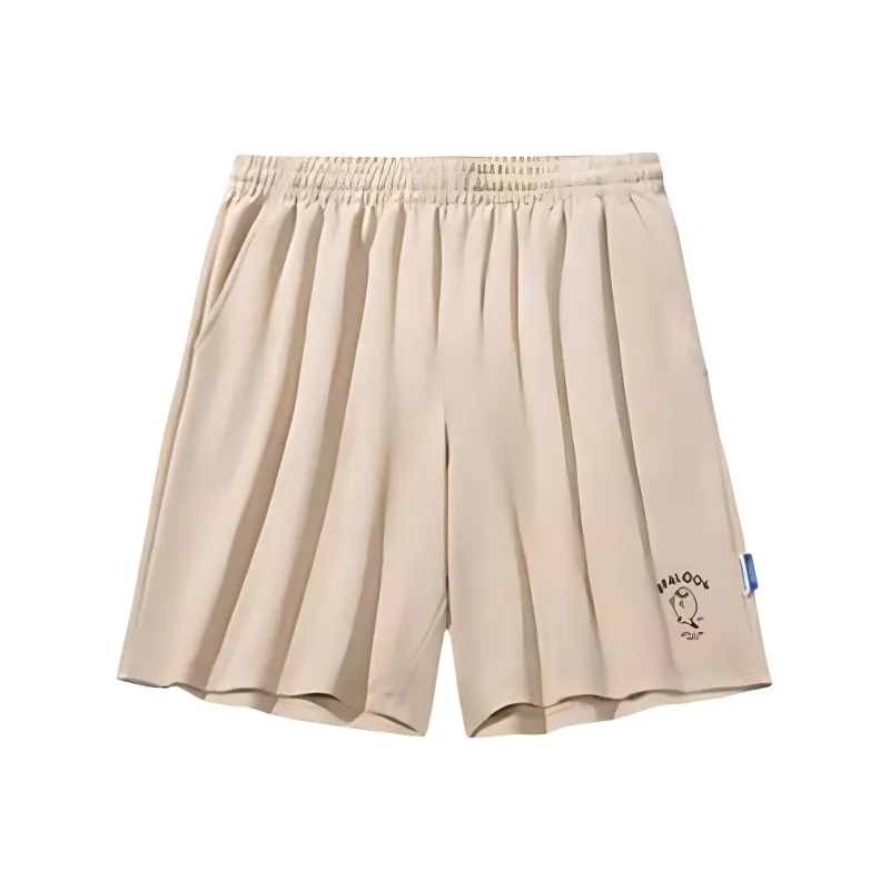 Anta x HAIBAOKANKAN Life Collection Sports Shorts Women's Cheese Khaki-0