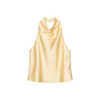 ZARA Tank Tops Women's Yellow