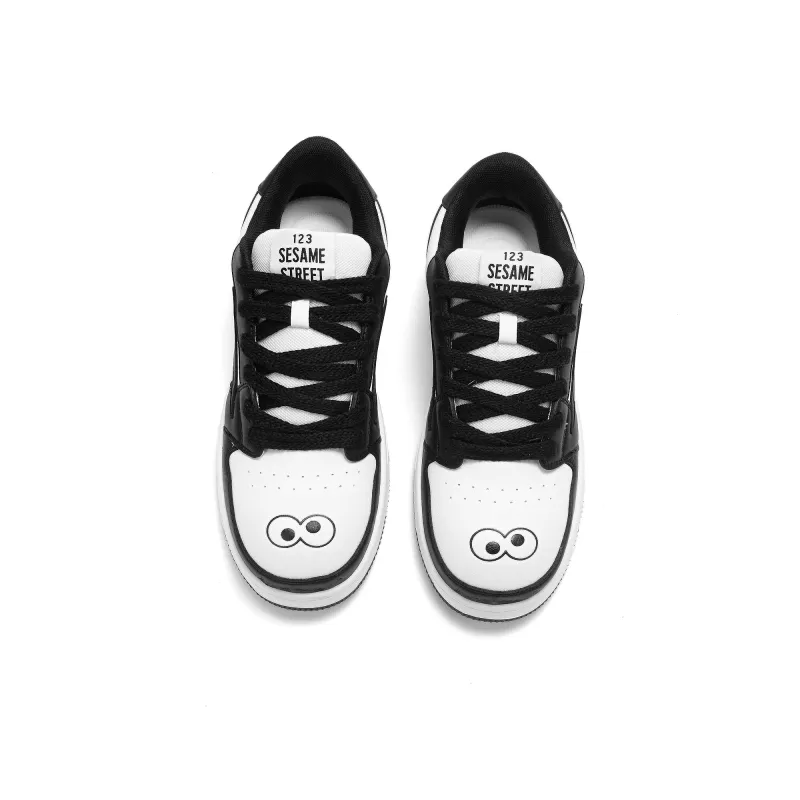 SESAME STREET Height Increasing Balance Abrasion Resistant Lightweight Slip Resistant Skateboard Shoes Unisex-28