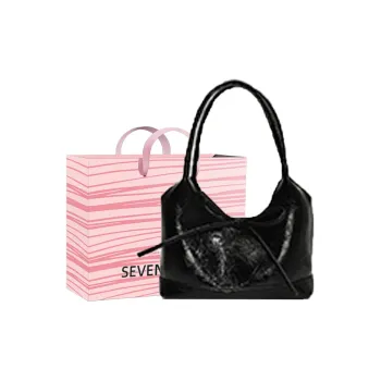 SEVENMOONS PU Shoulder Bag Regular Women's Ecru/Silver/Black/Blue/Pink