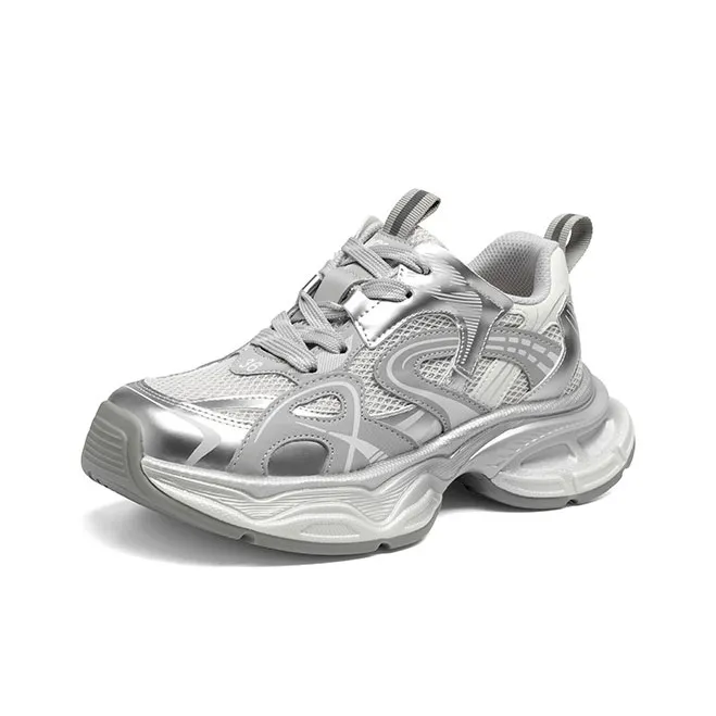 RED DRAGONFLY Cushioning Slip Resistant Height Increasing Low Top Chunky Sneakers Women's-6