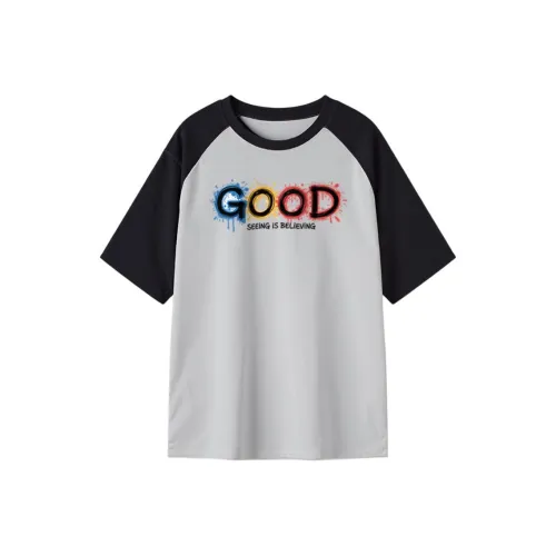 FAIRWHALE Drop Shoulder Sleeve T Shirt Women's