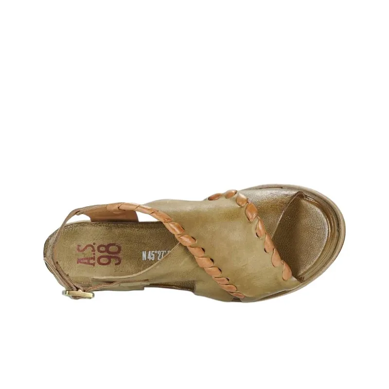 AirStep LAGOS 2.0 COUTURE Roman Sandals Women's Light Umber-5