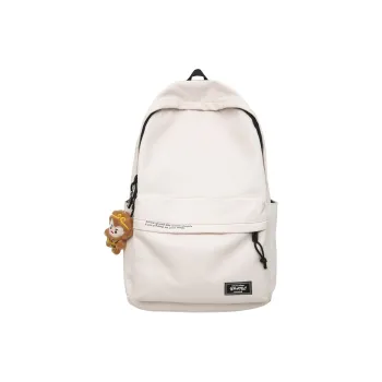 Yalu Nylon Backpack Unisex White/Black