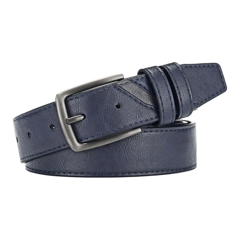 JEANSWEST Split Cow Leather Belts Men's 3.5CM-1