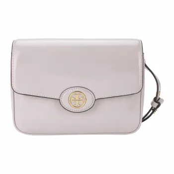 TORY BURCH Robinson Patent Leather Crossbody Bag, Shoulder Bag Regular Women's Cherry Pink