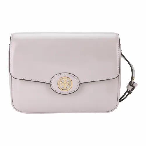 TORY BURCH Robinson Patent Leather Crossbody Bag, Shoulder Bag Regular Women's Cherry Pink