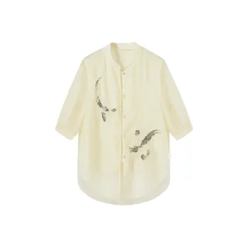 Hang Yi Court Shirts Women's Ecru
