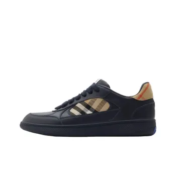 Burberry Terrace Low Top Skateboard Shoes Men's Dark Blue