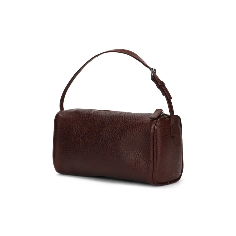 THE ROW 90's Vegetable Tanned Grain Calfskin Handbag Women's Caramel Yellow-1