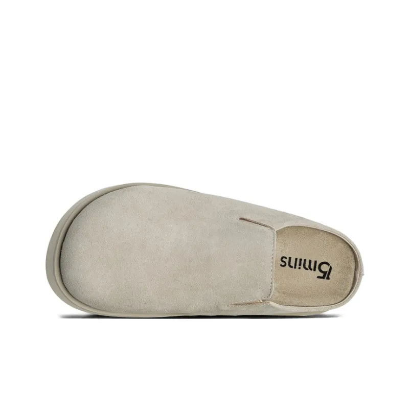 15 MINS Rubber Sole Slip Resistant Closed Toe Slippers Unisex-2