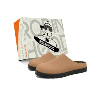 ROBINHOOD Odor Resistant Abrasion Resistant Slip Resistant Antibacterial Closed Toe Slippers Men's Box Included