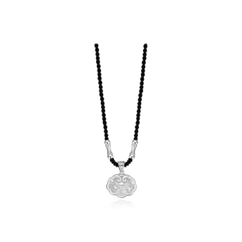 MAGICPOLE Fabric Necklaces Unisex Silver