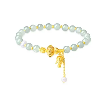 JINLIUFUJIXIANG Hetian Jade Bracelets Jasper Unisex