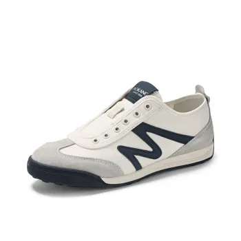 AOKANG Low Top Casual Shoes Men's White Gray