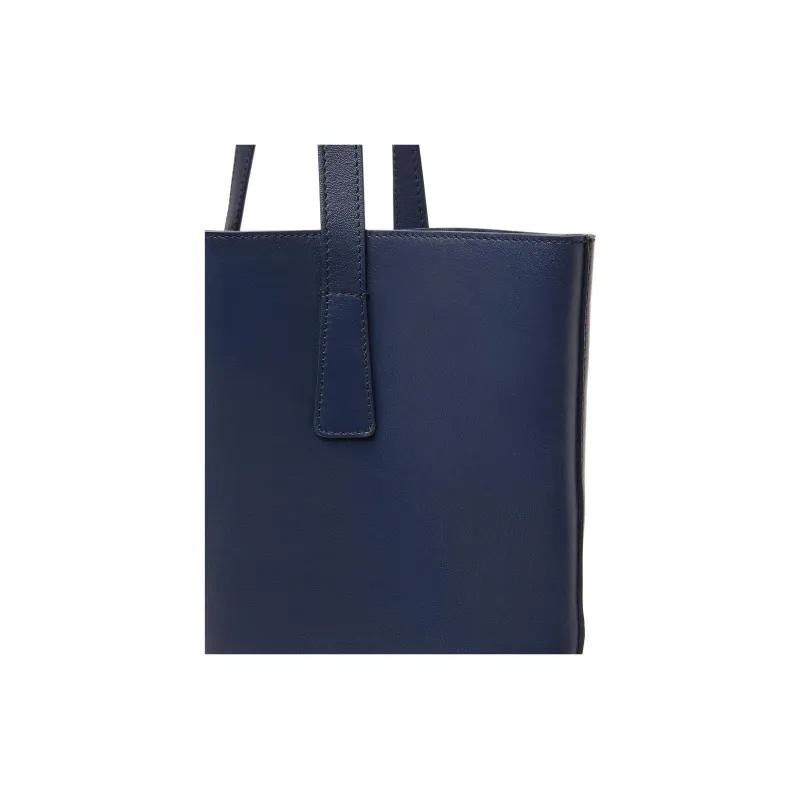 VERSACE La Medusa Cow Leather Tote Bag, Shopping Bag, Shoulder Bag Men's Blue-4