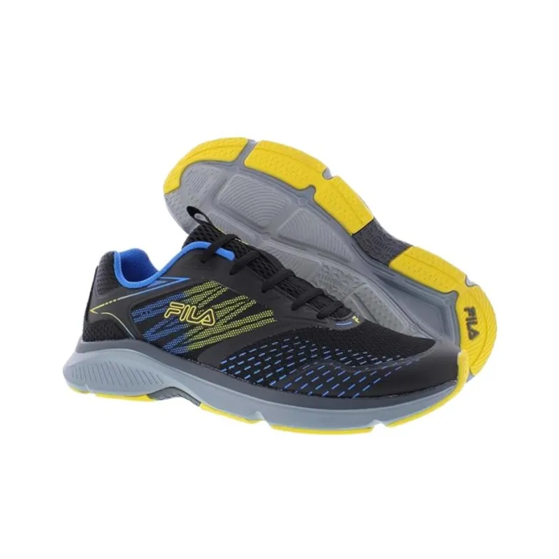FILA Memory Trexler 3 Shock Absorbers With Slip Resistant Features Low Top Running Shoes Men's Black-2