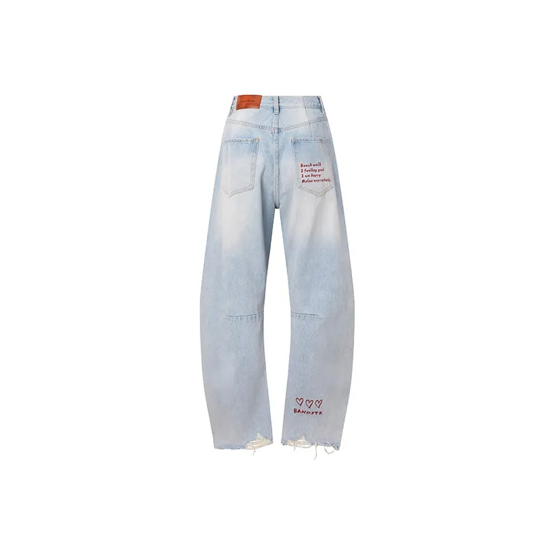 BANDITK GANGN Jeans Unisex White-1
