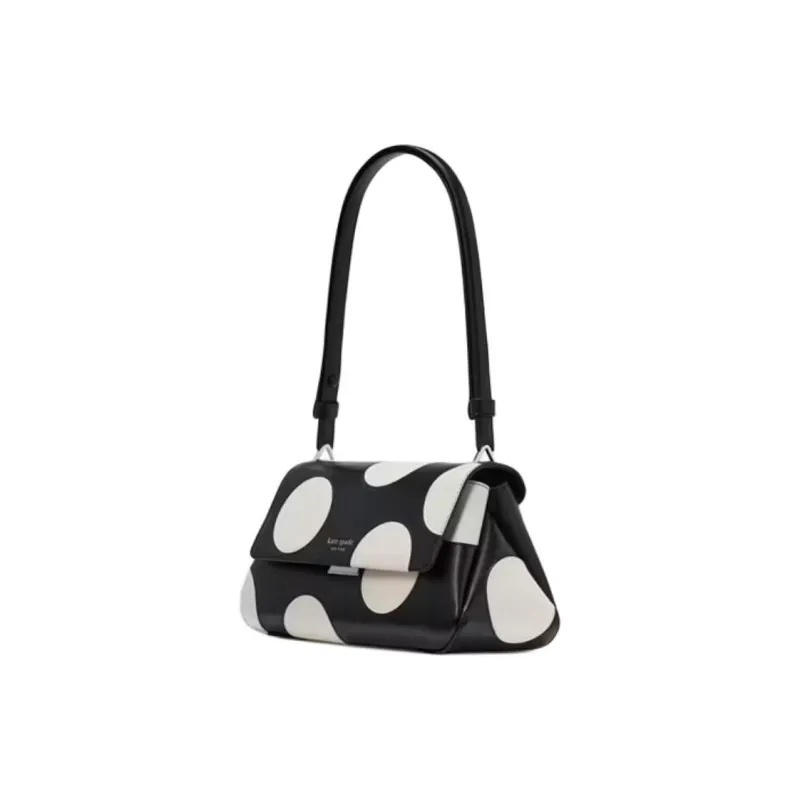 Kate Spade Fine Grain Leather Shoulder Bag Regular Women's Black-1