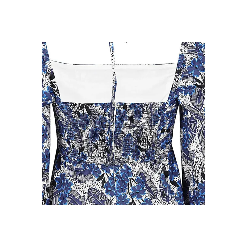 WEEKEND MaxMara All Over Floral Printed Balloon Sleeved Top-3