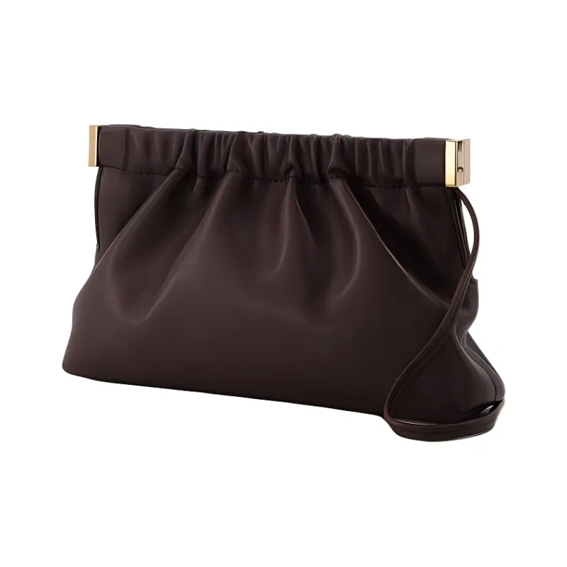 NANUSHKA Kisslock Leather Handheld Crossbody Bag Shoulder Bag Women's-2