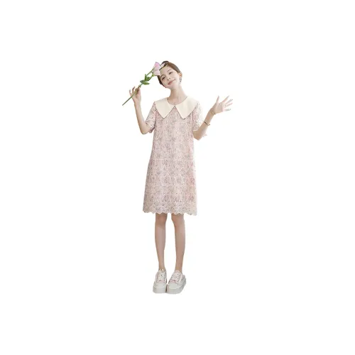 Cypress House Short Sleeved Dress Women's Pink