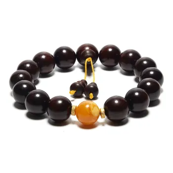 Bowl Pterocarpus Wooden Bracelets Unisex