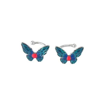 Shunqin Silver Building S925 Silver Clip On Earrings Women's