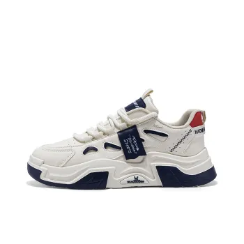 PROTECTCAMEL Abrasion Resistant Lightweight Height Increasing Low Top Chunky Sneakers Men's