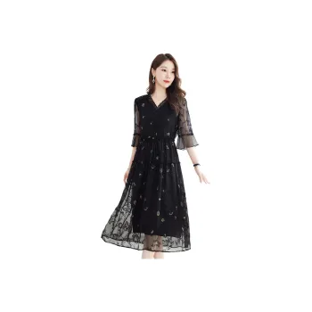 Yi Mengyuan Short Sleeved Dress Women's