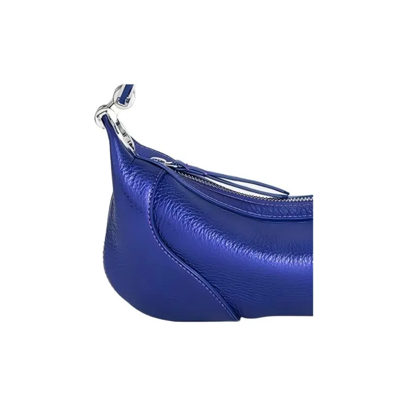 By Far Amira Cow Leather Handbag, Shoulder Bag Mini Women's Purple-2
