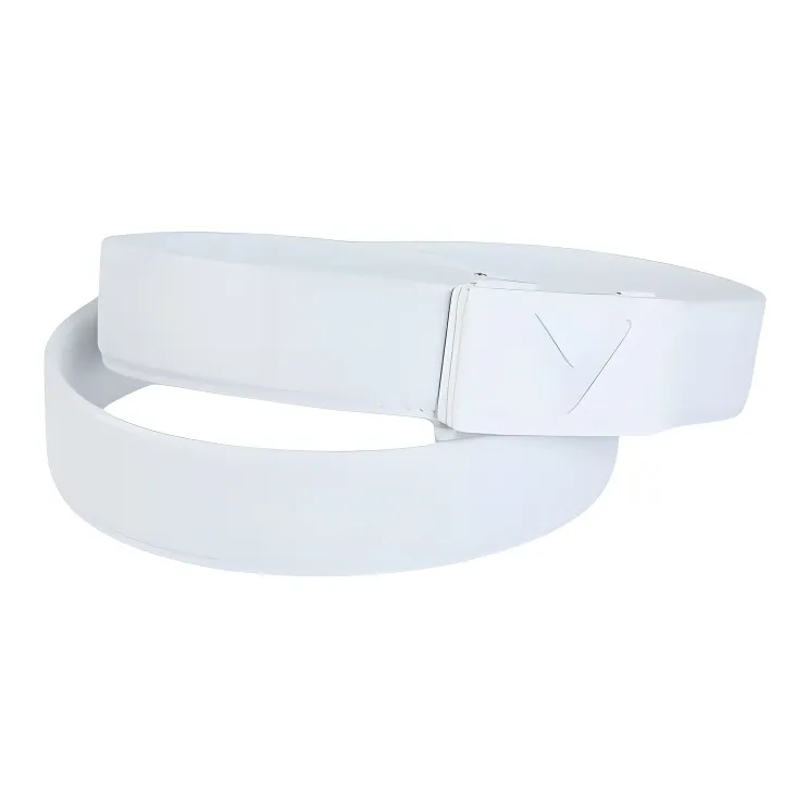 Callaway Synthetic Leather Belts Men's White -0