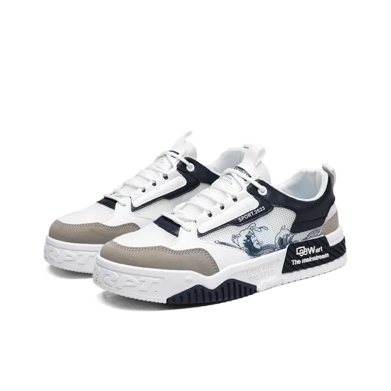LONGDUIZHANG Slip Resistant Cushioning Abrasion Resistant Low Top Skateboard Shoes Unisex-6