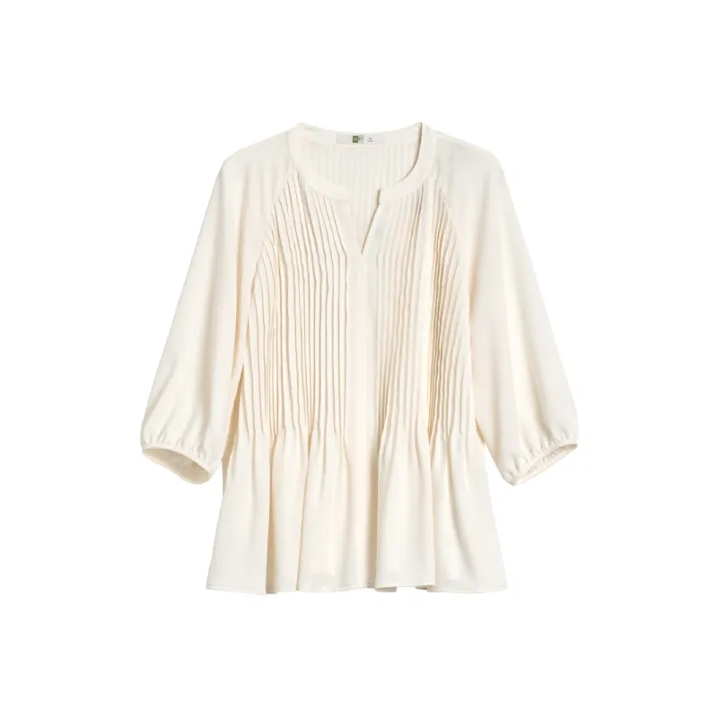 Mambe Shirts Women's Beige Apricot-0