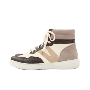 Visvim Chamberlain Hi Stylish Skateboarding Shoes Men's Black Gray Brown