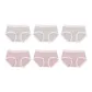 6 Pack (3 Light Gray+3 Pink)
