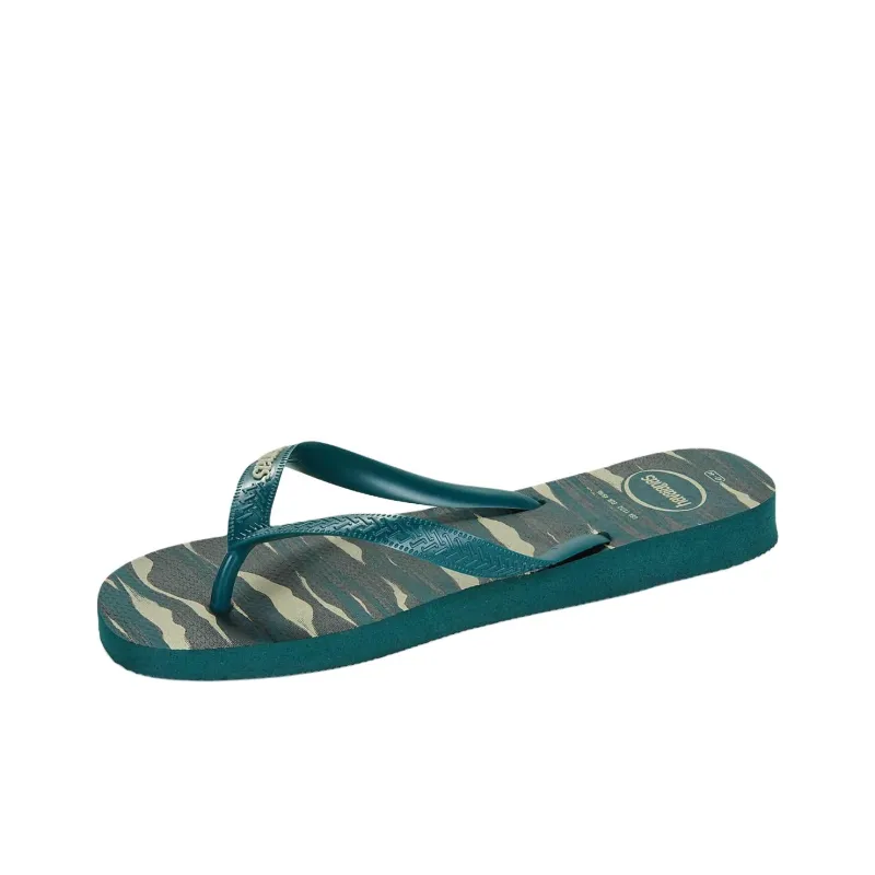 Havaianas Rubber Sole Totem Slip Resistant Flip Flops Men's Camouflage-1