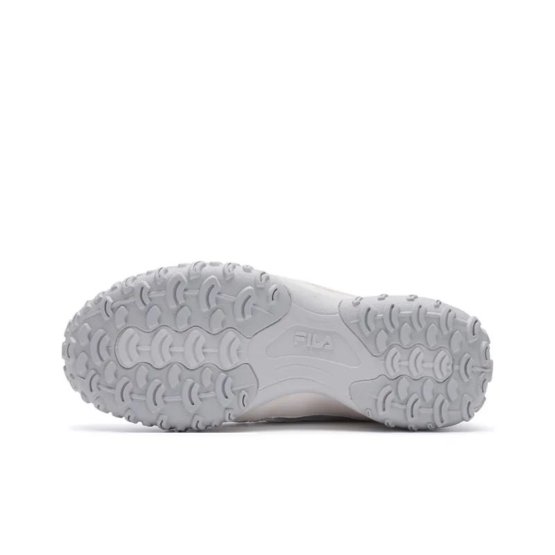 FILA ECHAPPE Breathable Low Top Running Shoes Women's Gray Pink-4
