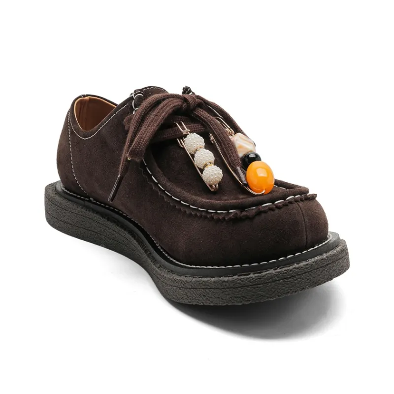 Ignition Wear resistant And Lightweight Low Top Casual Shoes Unisex Brown-1