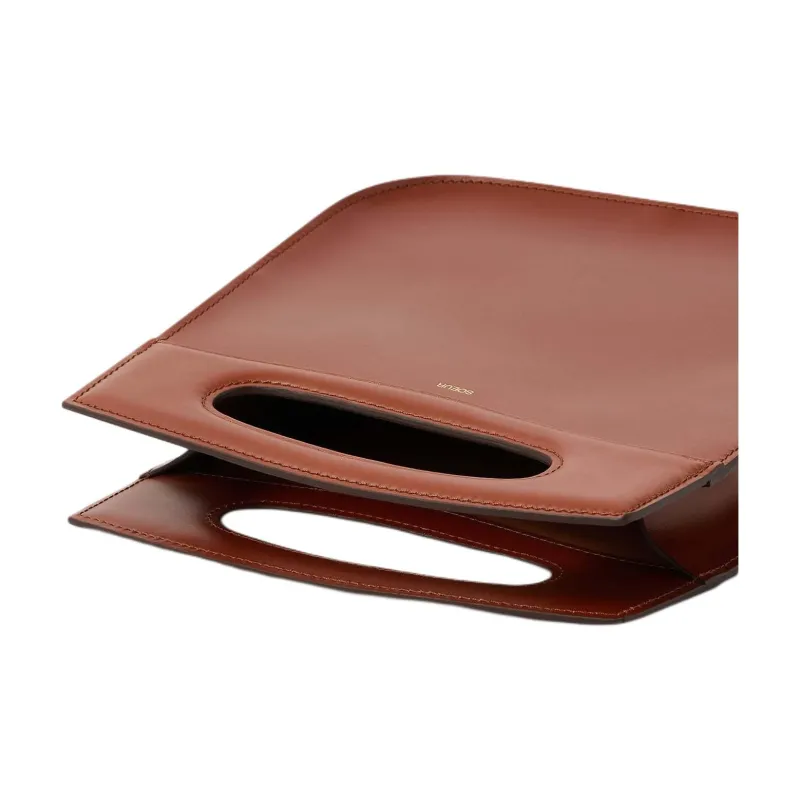 SOEUR Leather One Shoulder Handbags Women's Cognac-2