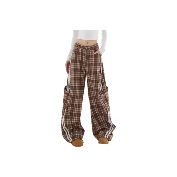 WHELVE Casual Pants Unisex Coffee