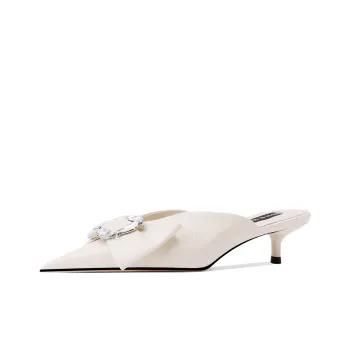 Shesrim Rubber Sole Slip Resistant Closed Toe Slippers Women's