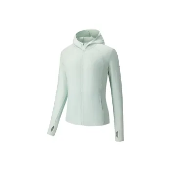 Anta Variety Training Collection Breathable Quick Dry UV Protection Sun Protection Clothing Women's Wu Water Green
