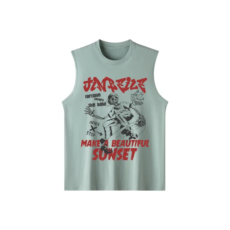 JINBEILE Tank Tops Unisex-12