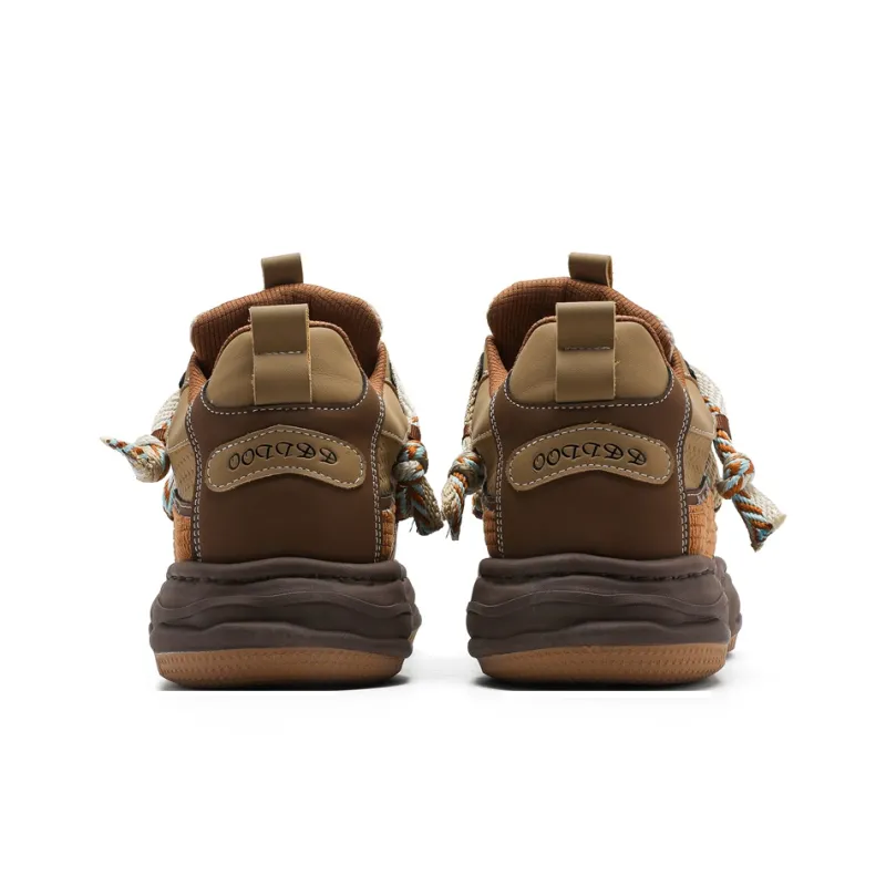 Ignition Mid Top Casual Shoes Unisex Brown-3