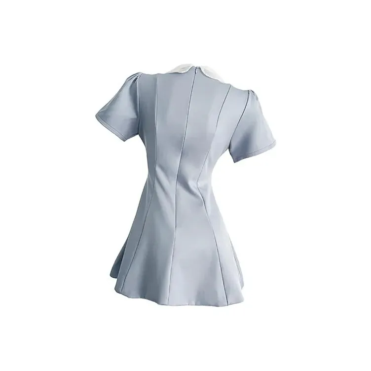 GUOZHEN Short Sleeved Dress Women's-7