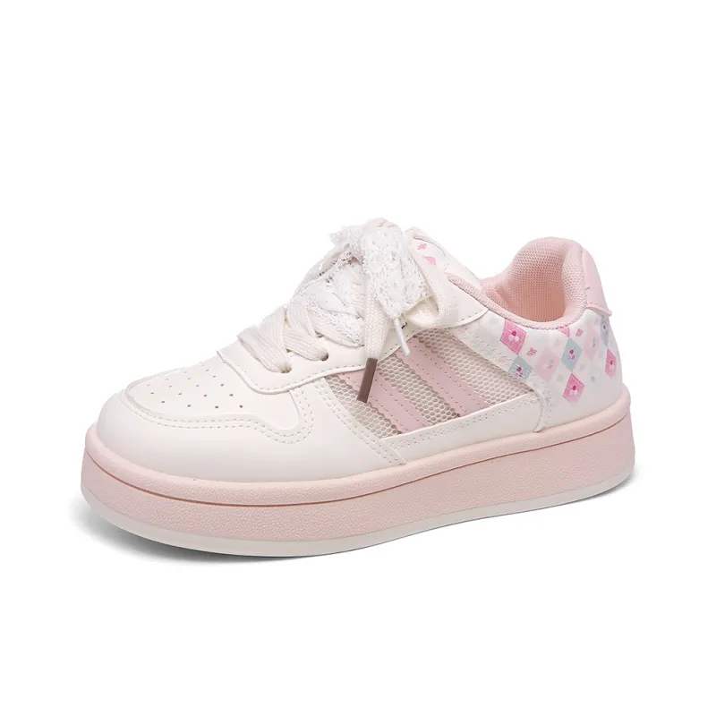 Lovely You Wear resistant And Lightweight Low Top Skateboard Shoes Women's-29