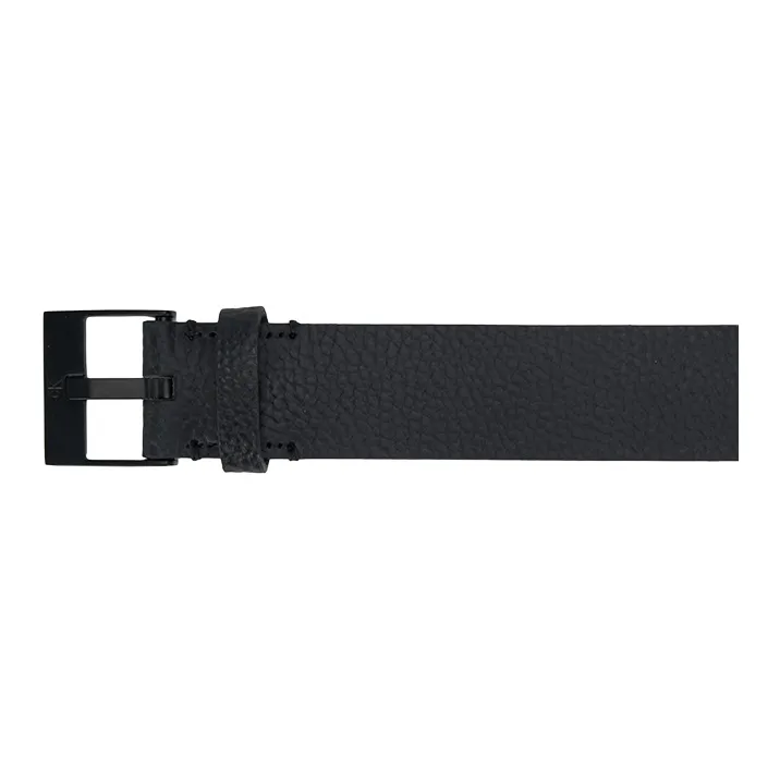 CALVIN KLEIN Split Cow Leather Belts Men's Space Black 3.5cm-2