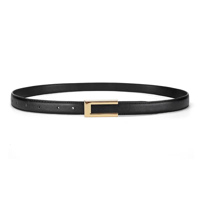 TUCANO Split Cow Leather With Overlay Film, Leather Belts Women's 2.5cm-0